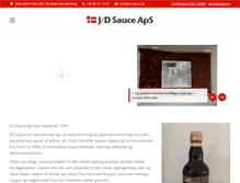 Tablet Screenshot of jd-sauce.dk
